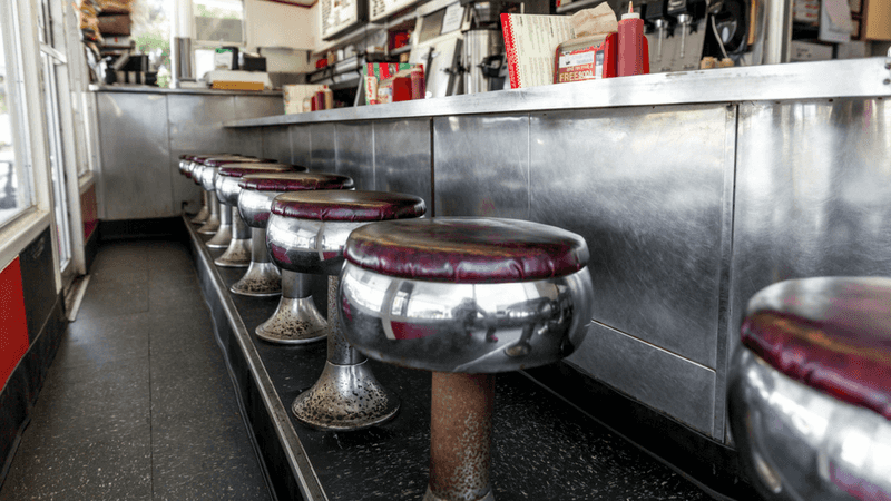Soda Fountain Stools and Easygoing Vibes