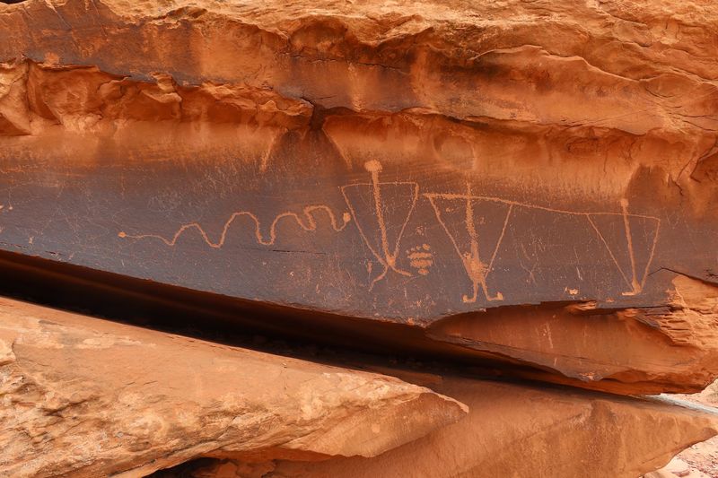 Ancient Rock Art Watches the Road