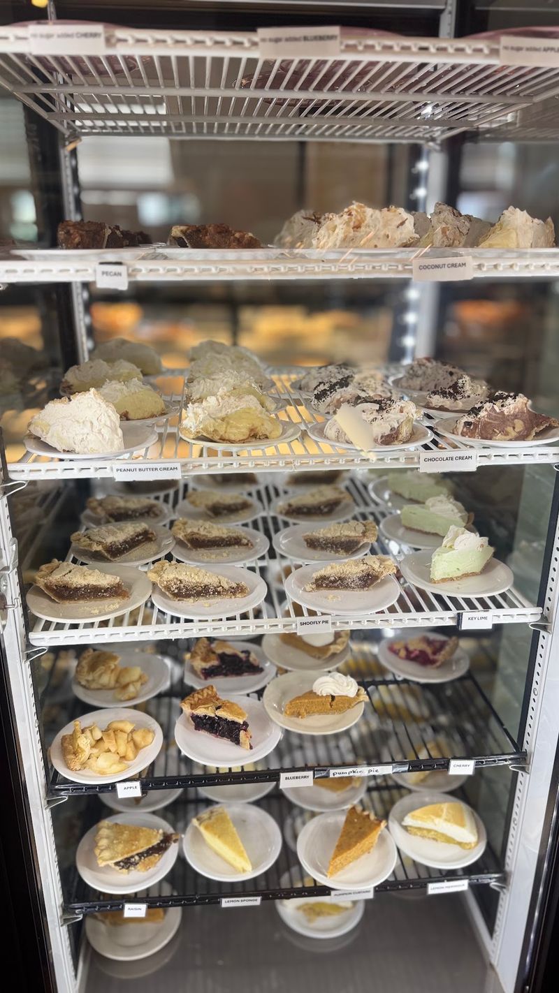 The Pie Wall and a Dessert Bar Overflowing