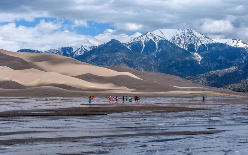Wind, Water And Mountains Keep The Sand Moving