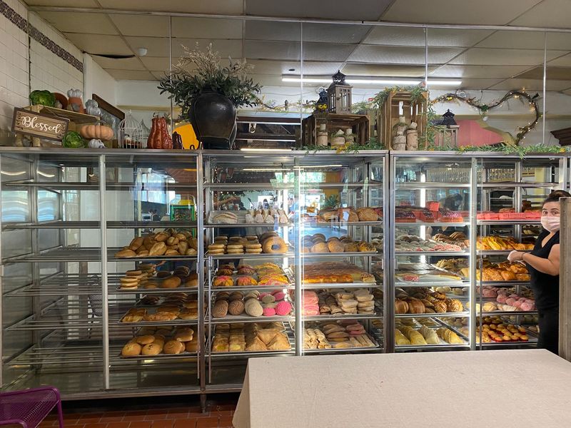 Butcher Counter and Market Shelves