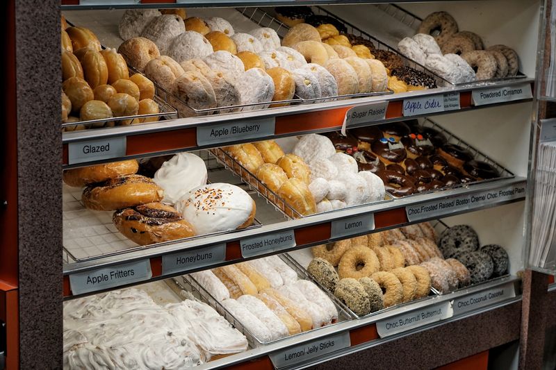 A Donut Case Packed With Old-School Favorites