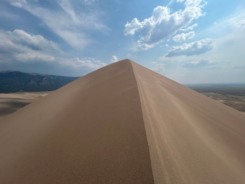 Hidden Dune And Star Dune Rise More Than Seven Hundred Feet