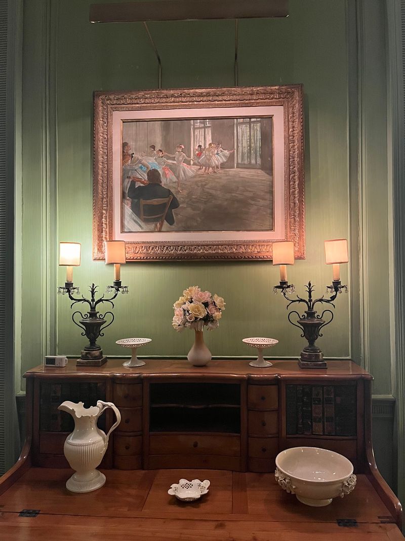 Famous Paintings Hang In Rooms From A New York Apartment