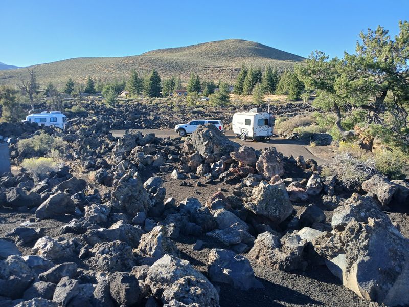 Spend The Night Among Lava Flows At A No-Frills Campground