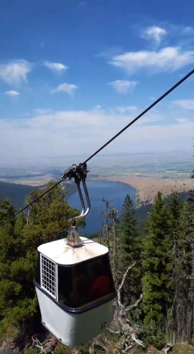 A Steep Tram Ride To The Top Of Mount Howard