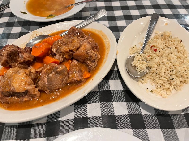 Oxtail Stew and Roasted Lamb