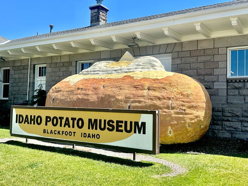 Giant Potato Photos, Quirky Souvenirs, And Free Taters For Out-Of-State Visitors
