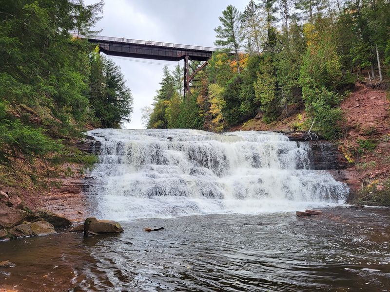 Agate Falls Scenic Site, Trout Creek, MI