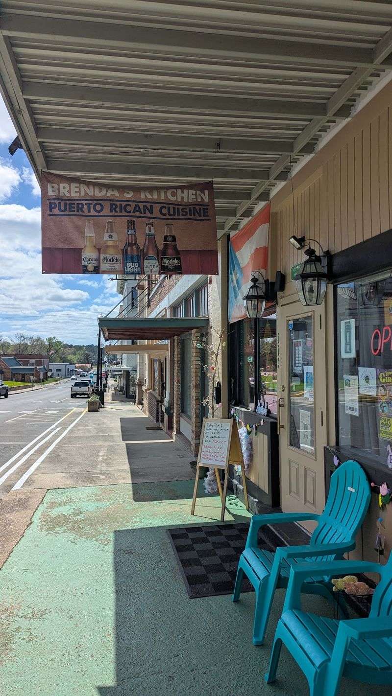 The Old Leesville Cafe Sign Above The Door