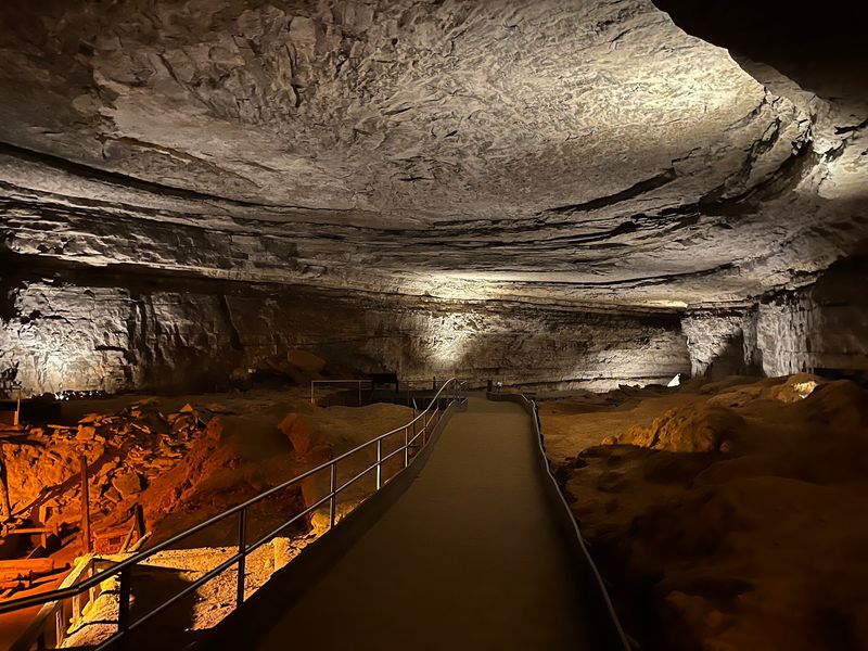 Survey Teams Measure The Cave Station By Station