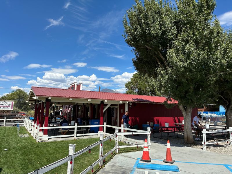 A Smoky Pit Stop on Highway 395