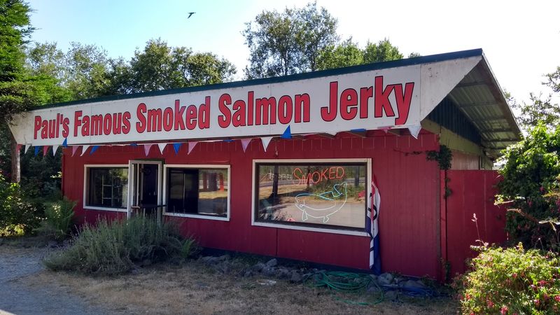 A Smokehouse on the Redwood Highway