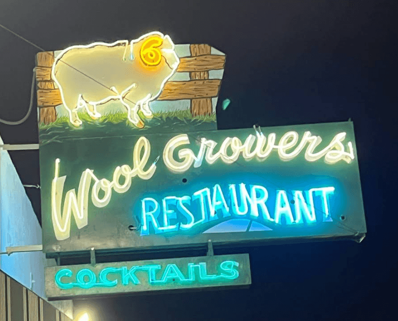 A Neon Sheep on East 19th Street