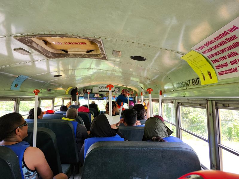 The Bumpy Bus Ride to the Put-In