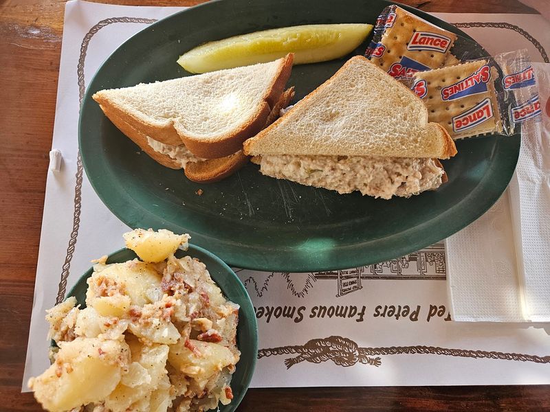 Fish Spread, Warm Potato Salad and Friends