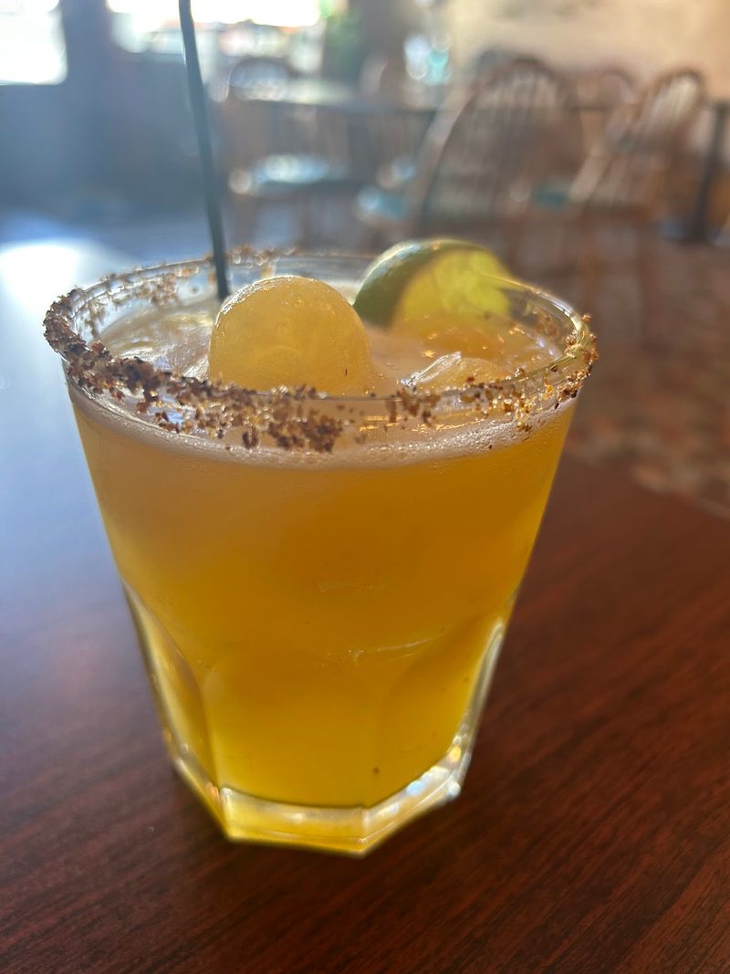 Flan, Passion Fruit Juice And Island Sodas