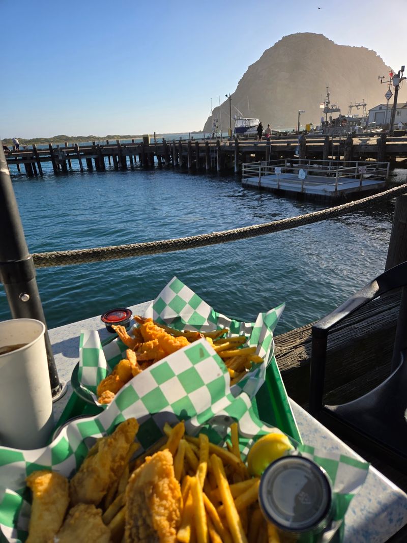 An Open-Air Seafood Stop Beside the North T-Pier