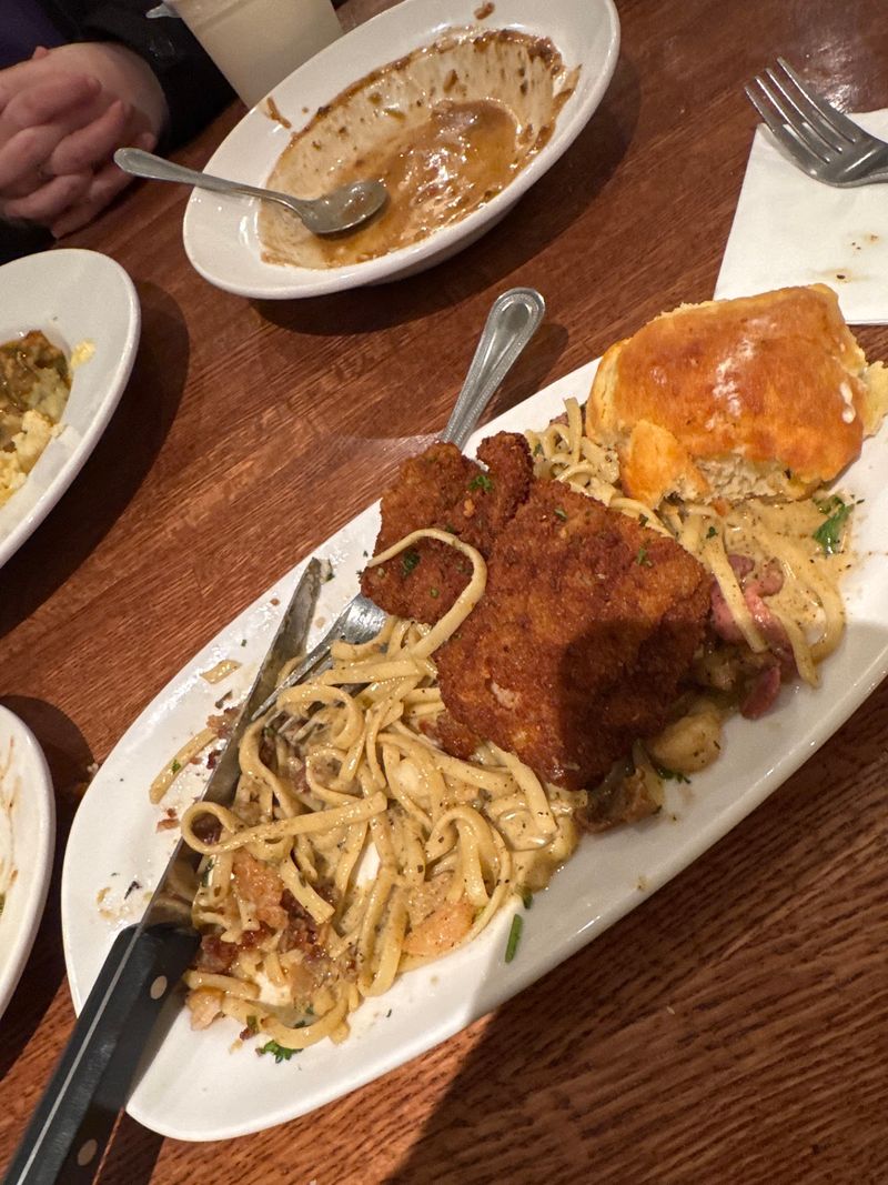 A Small Forkful Of Crawfish Fettuccine