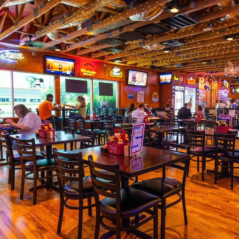 A Sports Bar Mood With Booth Comfort