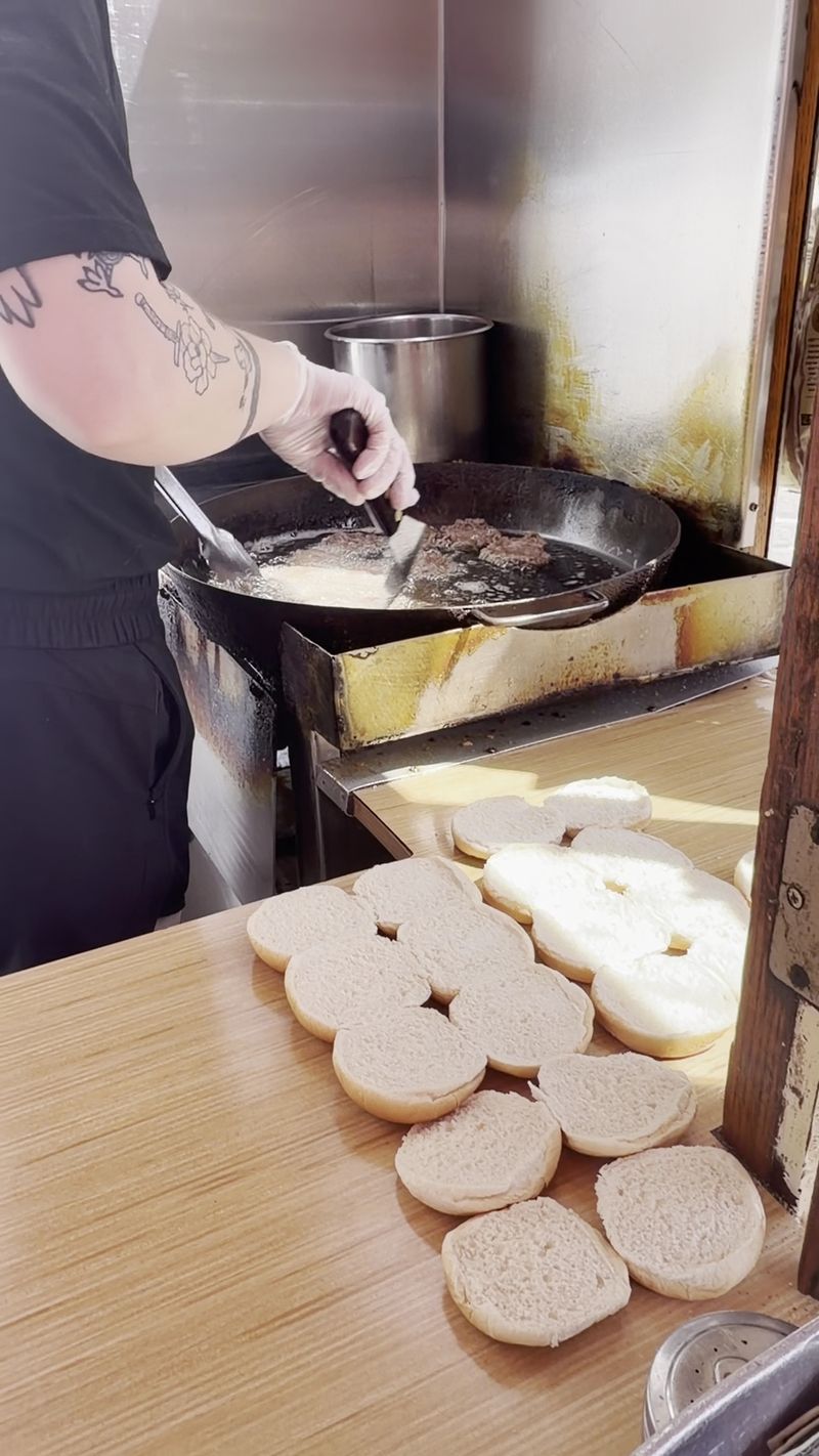 Watch Your Lunch Sizzle Just Inches Away