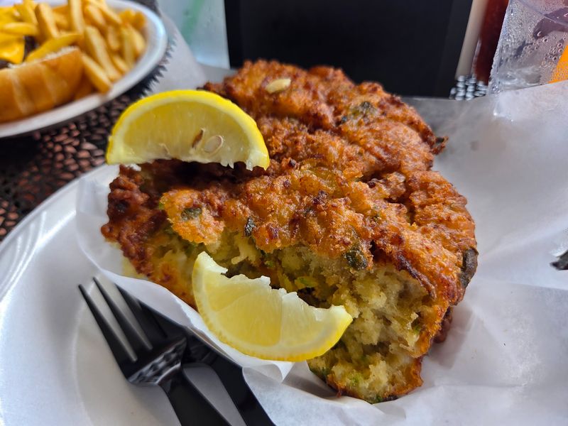 The Famous Football-Sized Conch Fritter