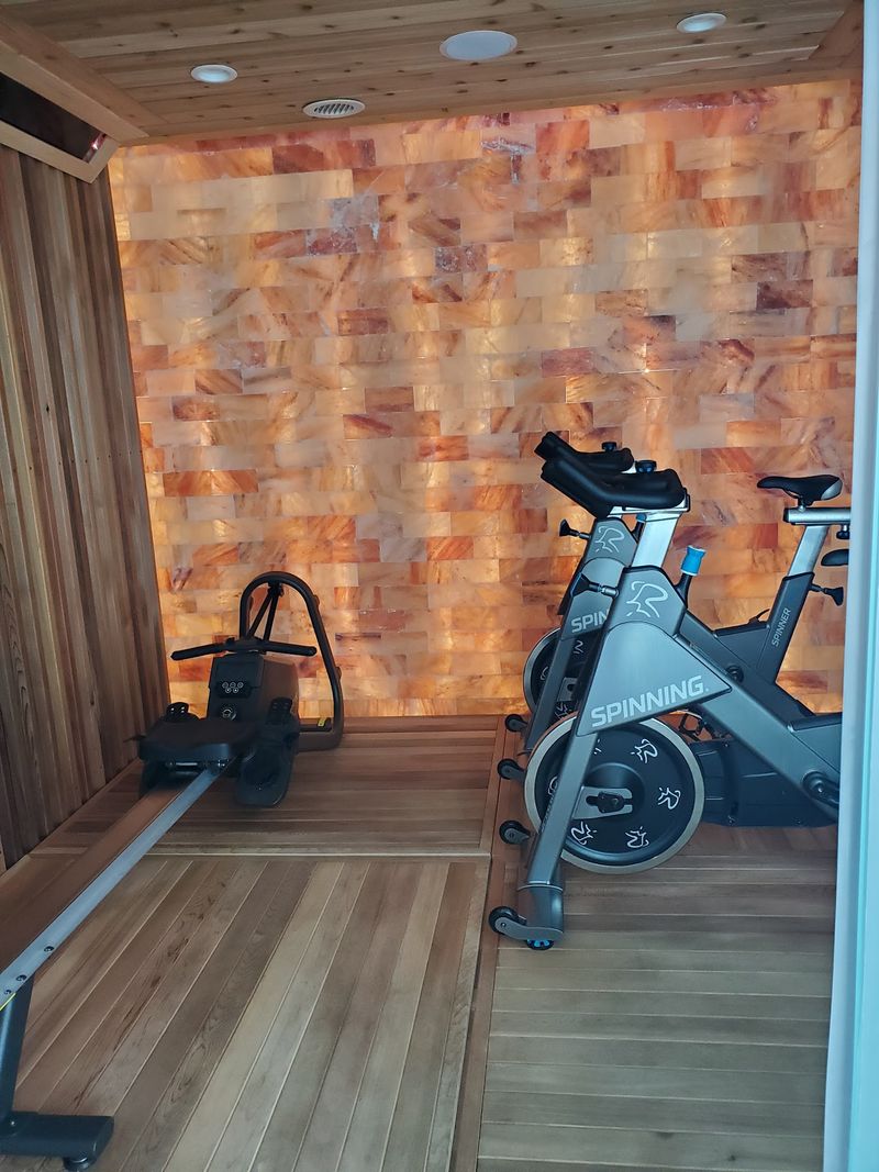 Yes, You Can Actually Work Out Inside The Sauna