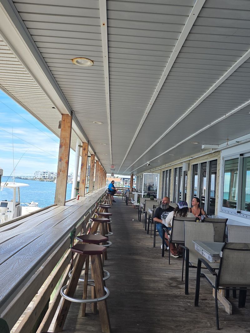 Deck Tables and Salt Air Views