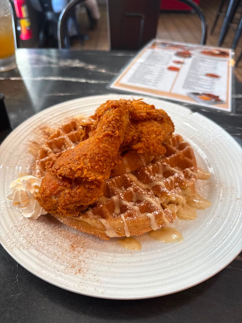 Chicken & Waffles at Kinfolk and More, Fort Pierce, FL