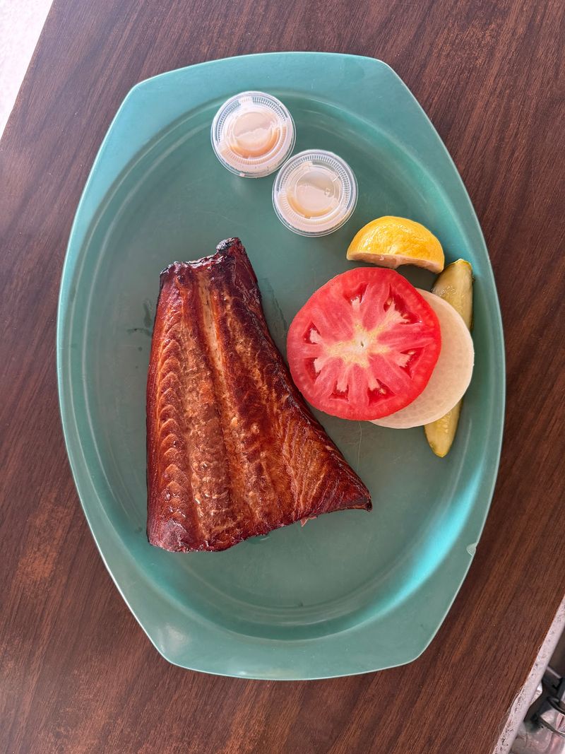 Salmon, Mahi and Amberjack on the Side Racks