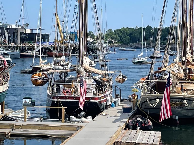 Camden Harbor Is The Schooner’s Home Port