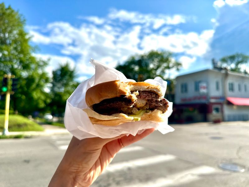 Cheese Sits Inside The Beef