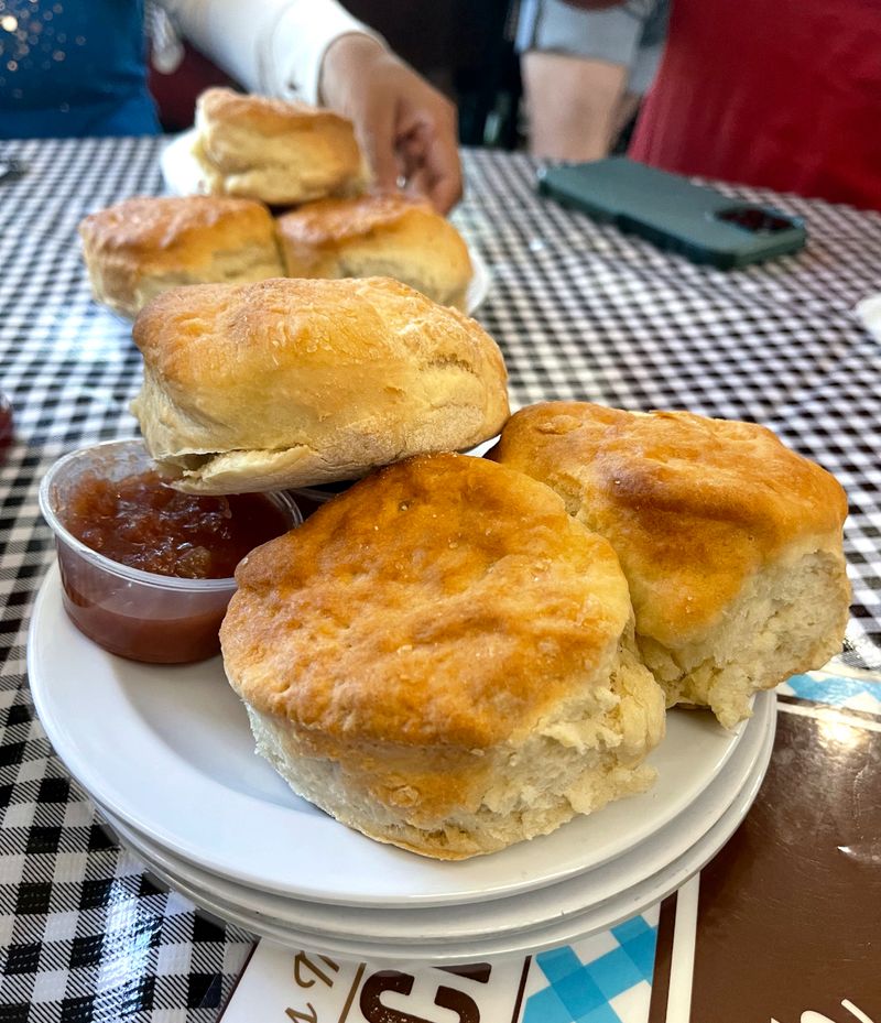 Biscuits and Apple Butter Before You Even Order