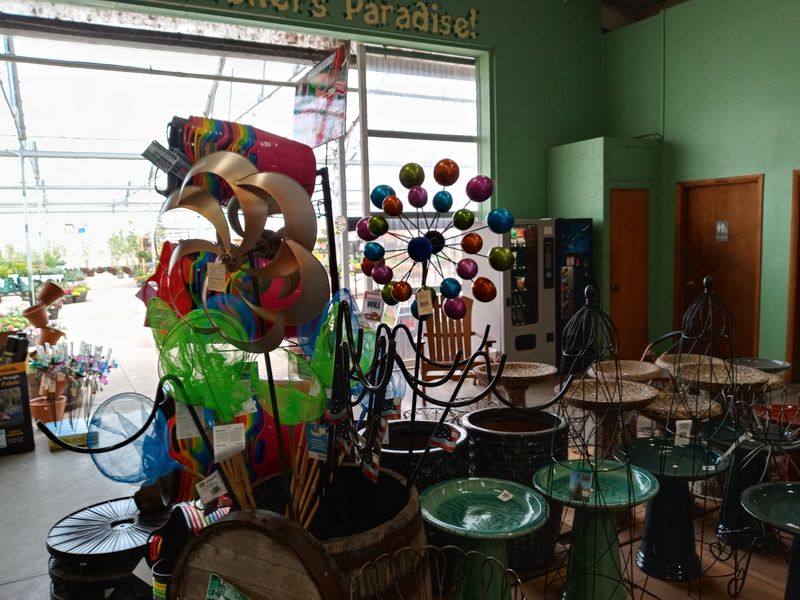 Kansas-Made Treasures Sit Right Next To The Petunias