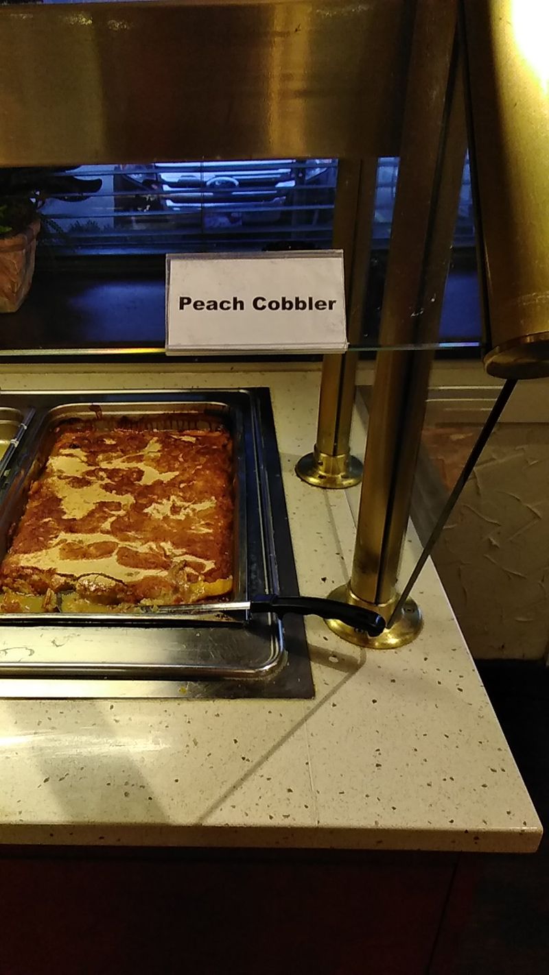 Peach Cobbler Leads The Dessert Bar