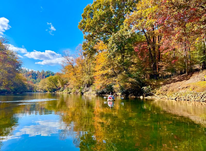 Lake Blue Ridge Adds Water To The Fall Scenery