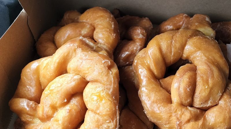 A Pretzel Donut And A Butter Twist Walk Into A Bakery