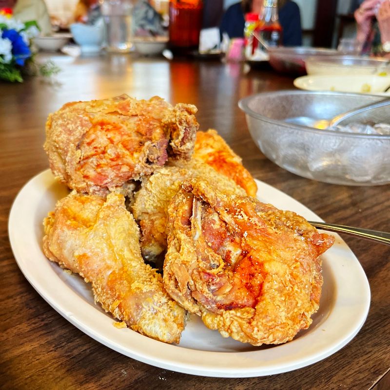 Fried Chicken Always Gets A Seat