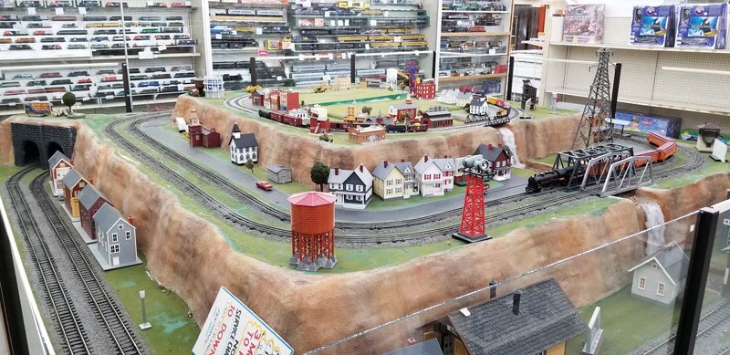 A Working Train Layout Adds Something To See