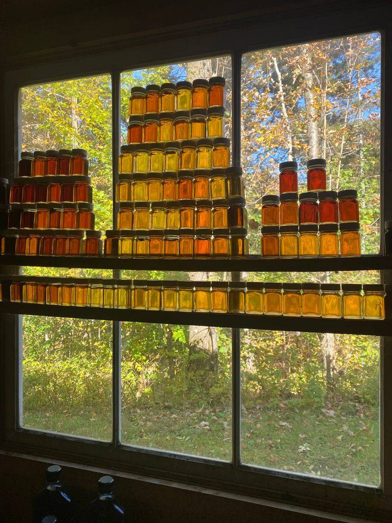 Maple Syrup And Honey Are Part Of The Farm