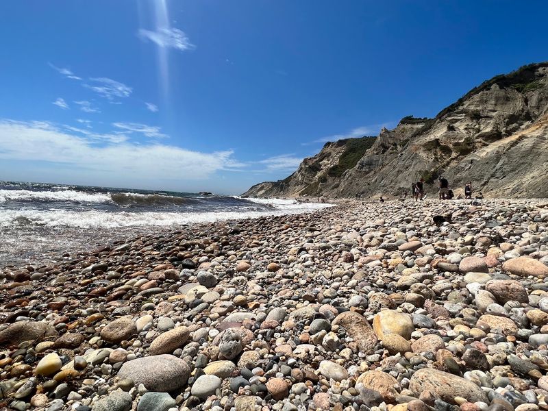 A Wild, Rocky Beach Waits At The Bottom