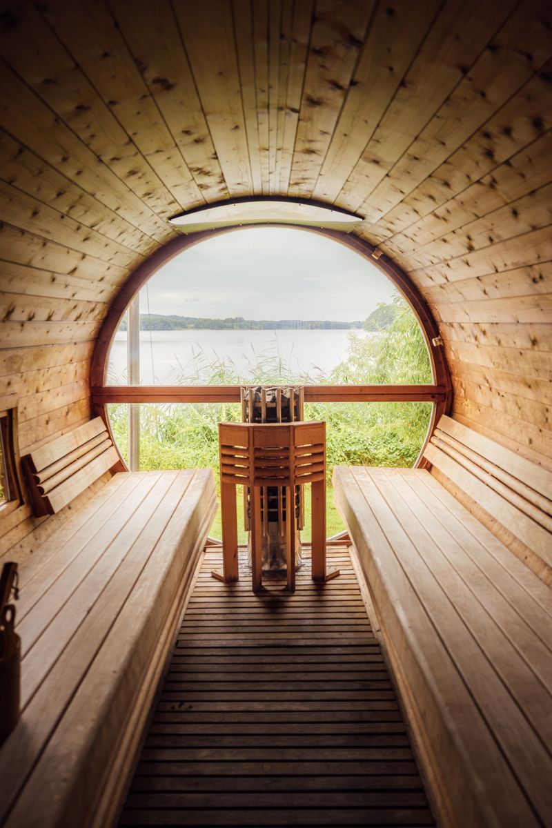 Follow The Lanterns To Your Very Own Cedar Sauna