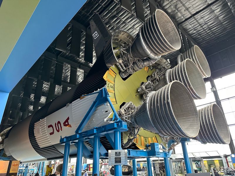 Stand Under A Moon Rocket And Try Not to Gasp