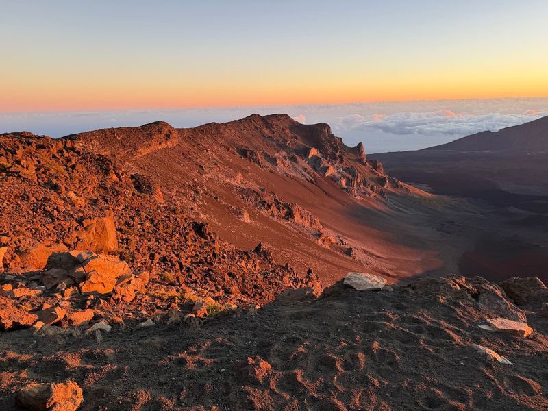 Haleakalā Crater Rises More Than 10,000 Feet Above The Island Of Maui