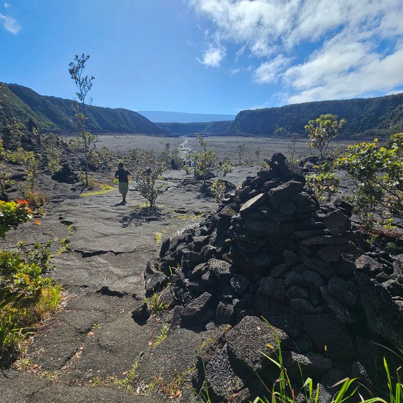Your Sneakers Are About To Touch The Top Of An Old Lava Lake