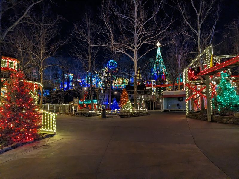 Millions Of Lights Turn The Whole Hillside Into A Glow Show