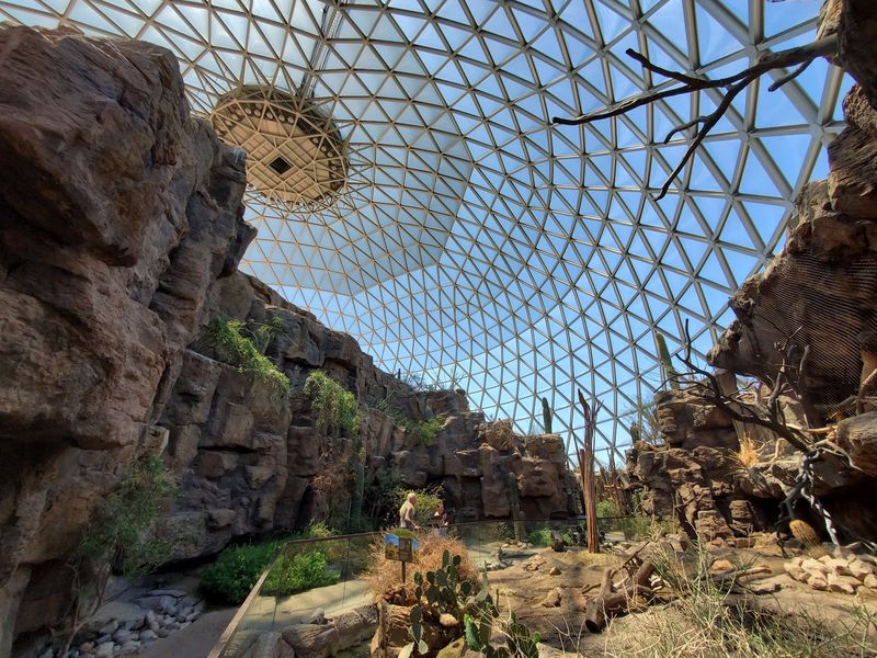 Three Deserts Share One Enormous Acrylic Dome