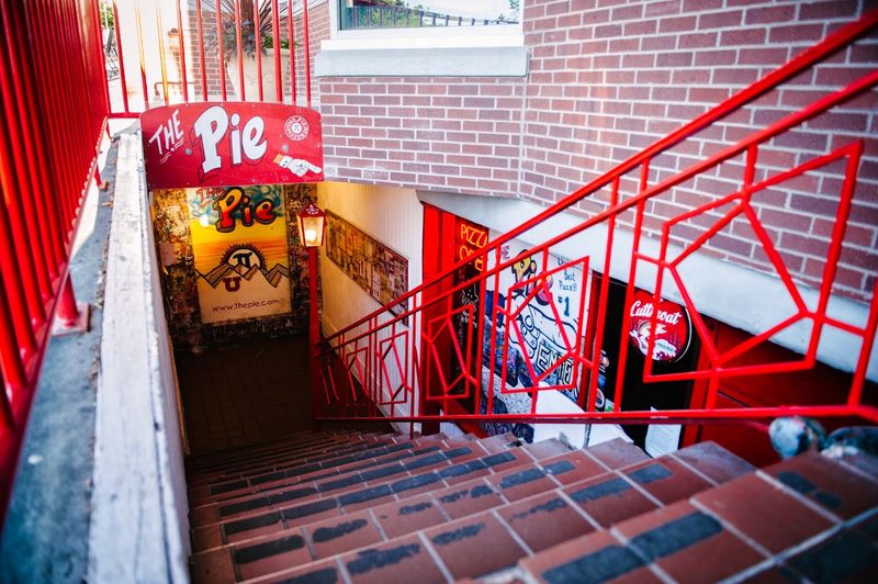 Follow The Stairs Down To A Pizza Legend