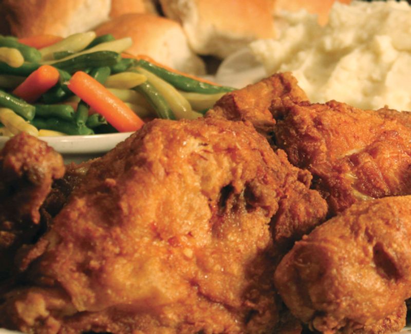 Pass The Platter, Please, Because Nobody Gets Their Own Plate Of Chicken Here