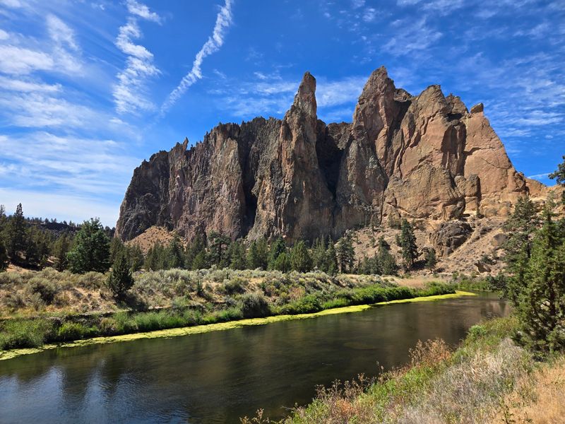 Volcanic Spires That Tower Over The High Desert